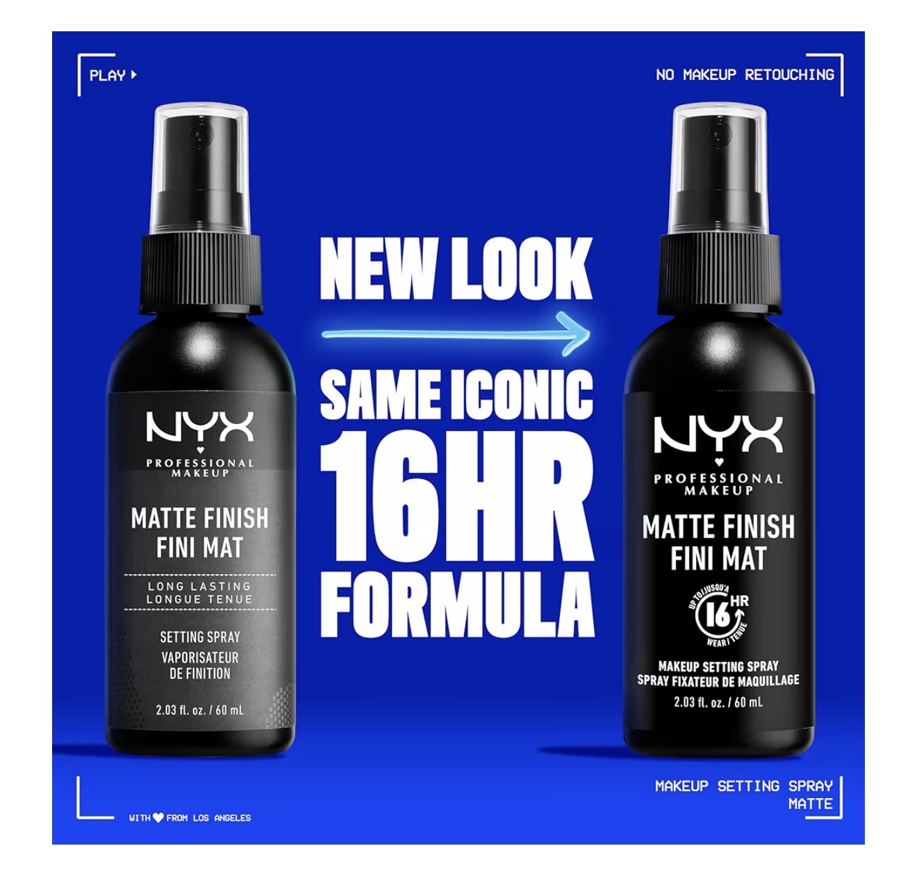 Spray fixateur mat NYX
